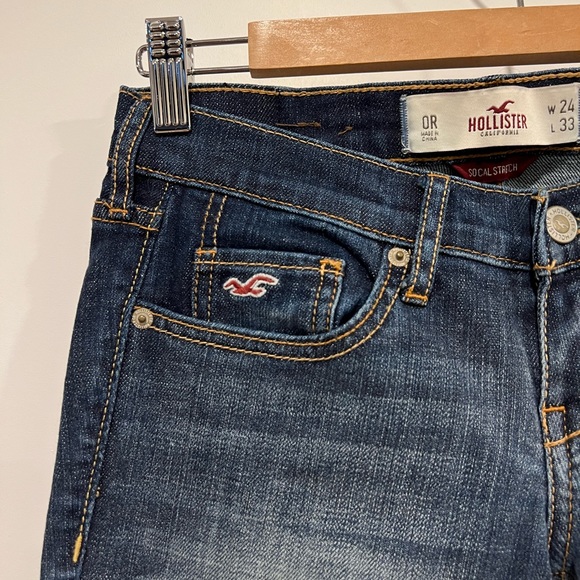 Low rise Hollister brand distressed skinny Jean - Picture 7 of 14